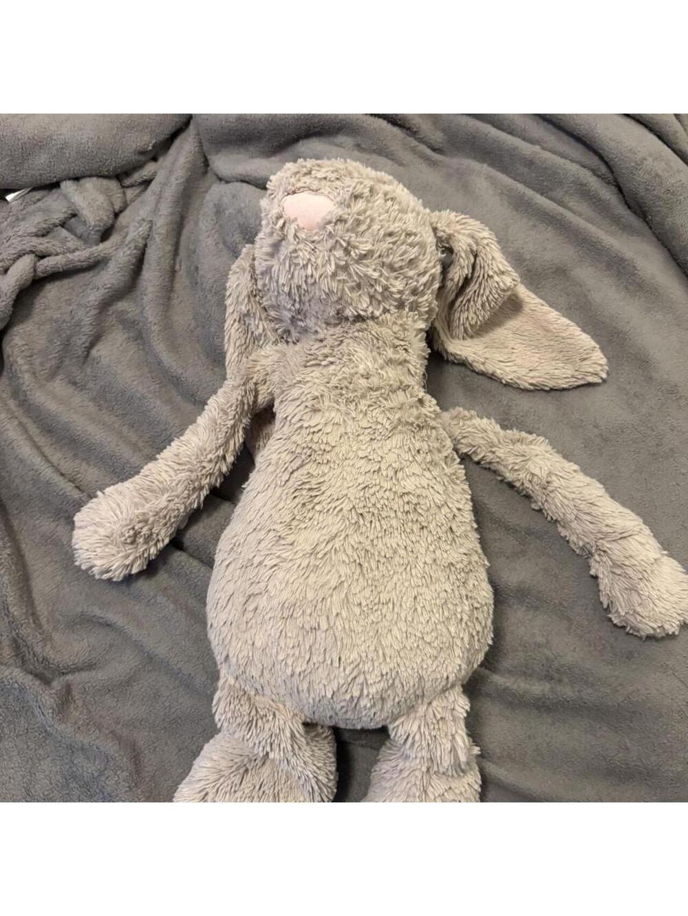 Jellycat Grey and Cream Stuffed-animal
